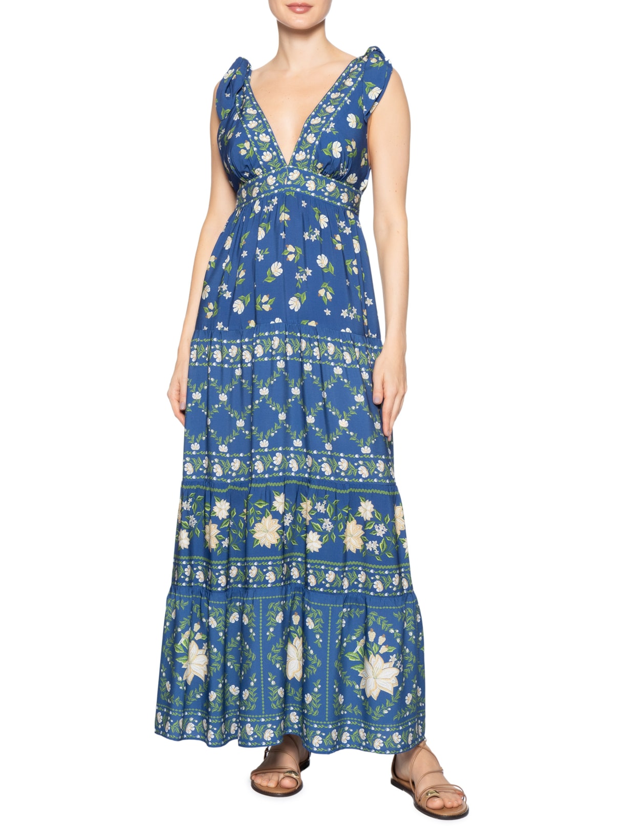 Vestido Marias Jardim de Azaleas – Azul Farm