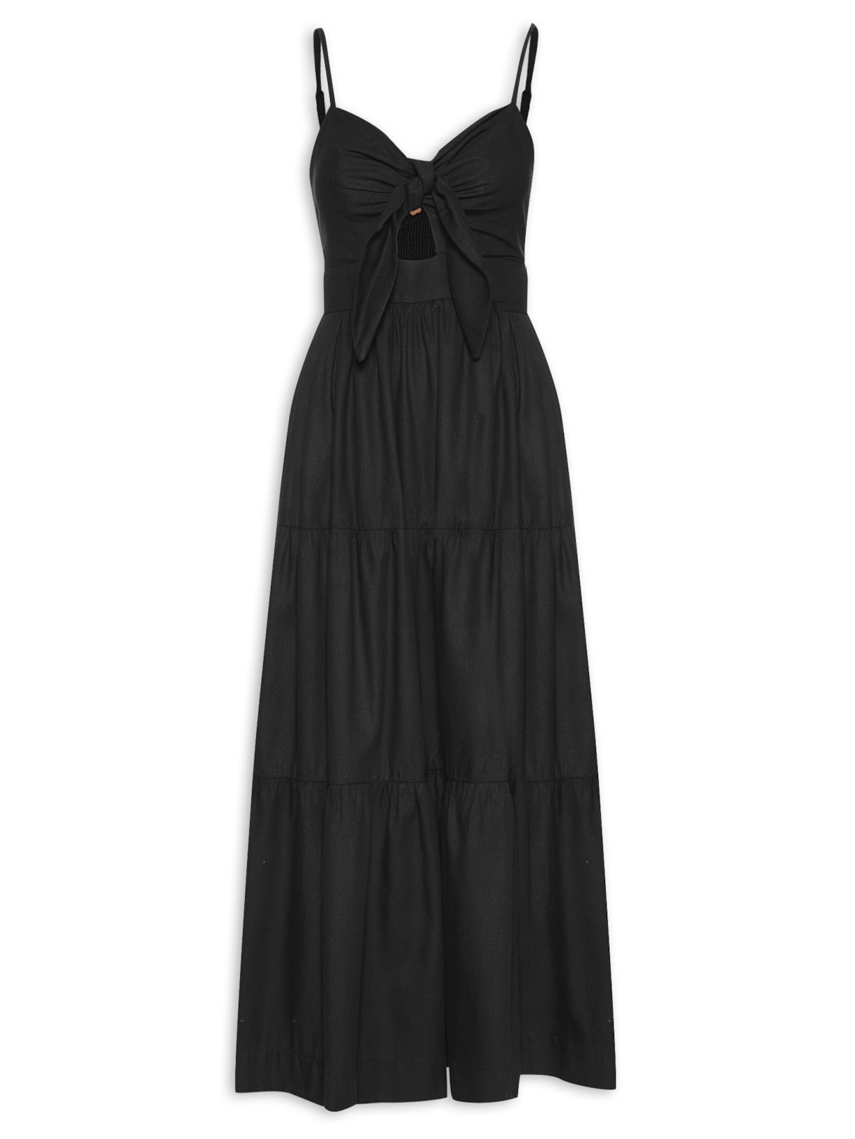 Vestido Marias Laço - Preto
