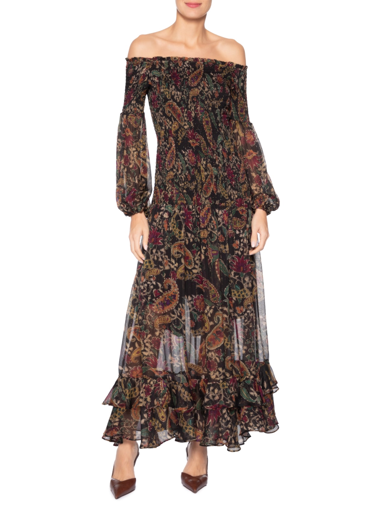 Vestido Marriane Midi – Preto Bo.bô