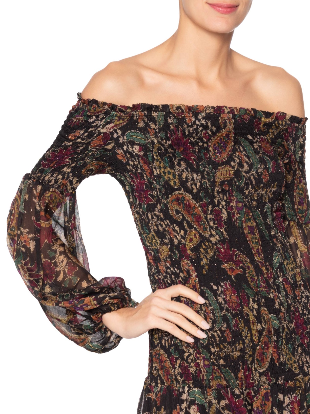 Vestido Marriane Midi – Preto Bo.bô