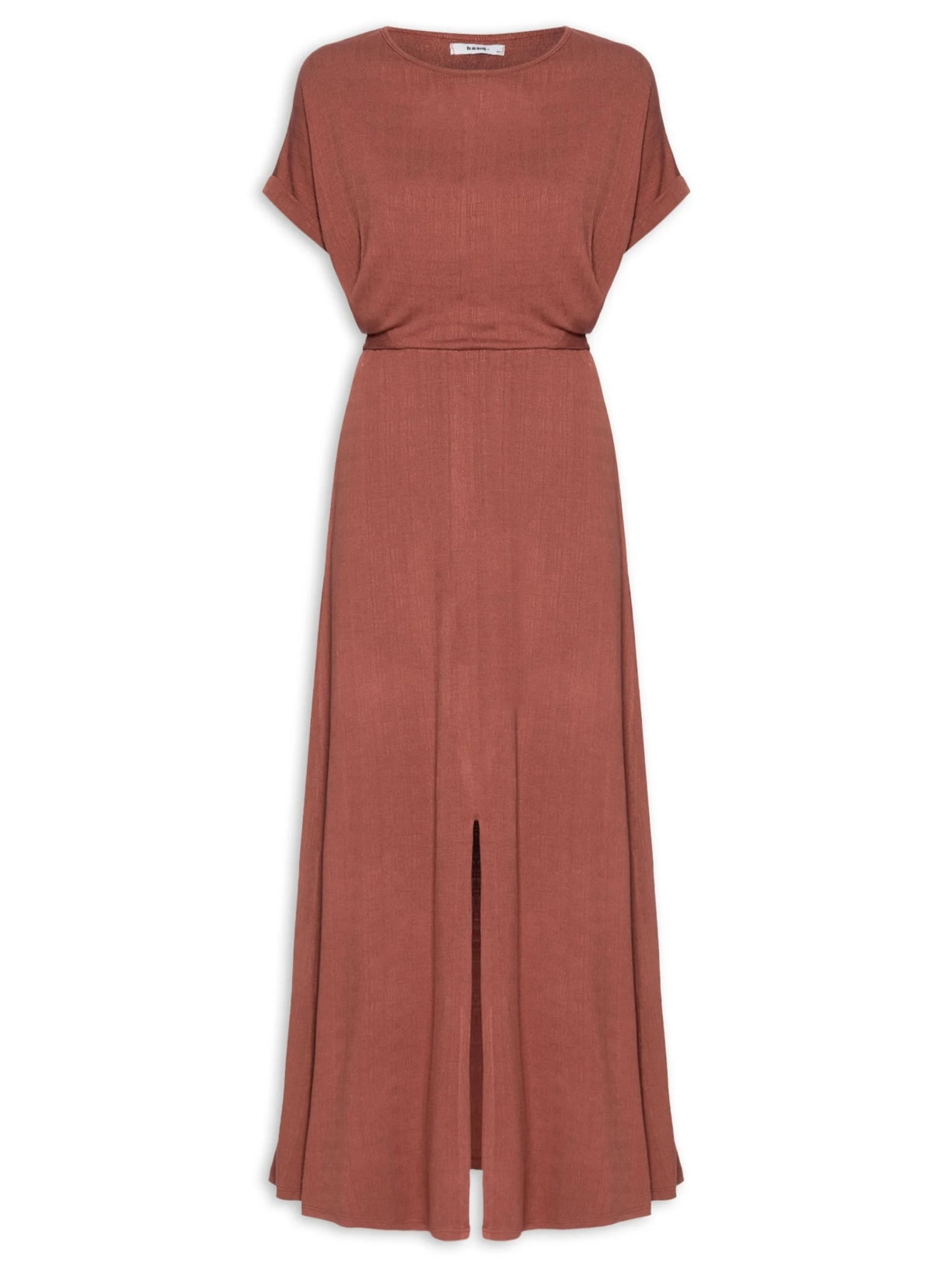 Vestido Maxi Manga Morcego Transpassado - Vermelho