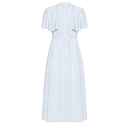 Vestido Maxine Seda - Azul