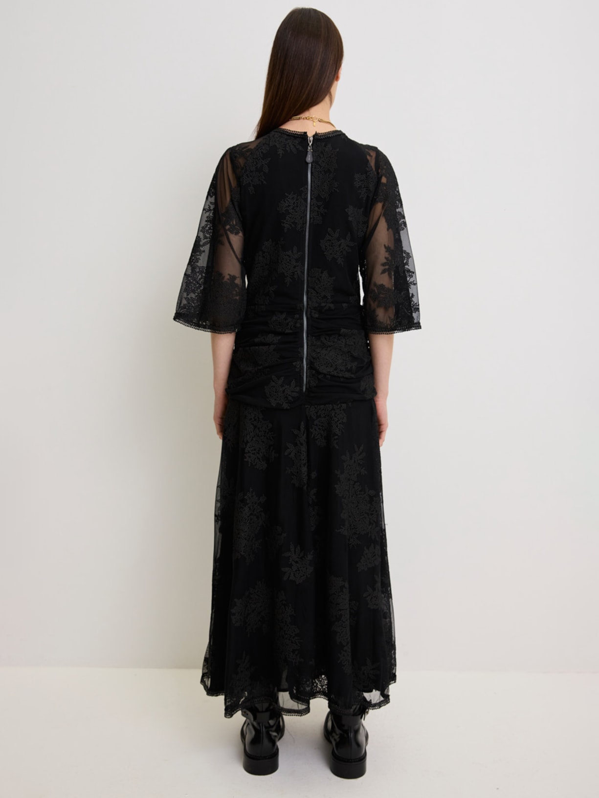 Vestido Melody I26 Preto Mixed