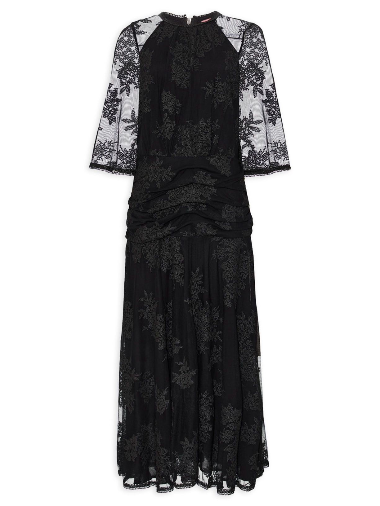 Vestido Melody I26 Preto Mixed