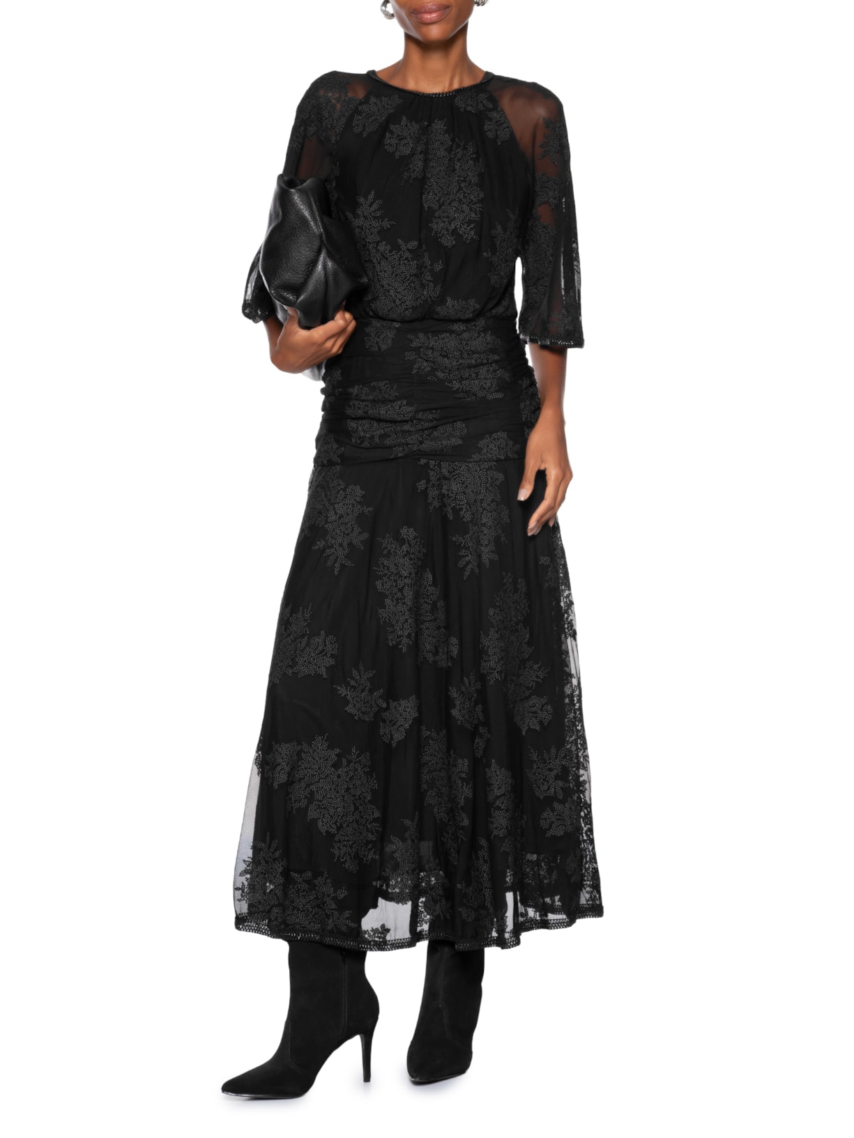 Vestido Melody I26 Preto Mixed