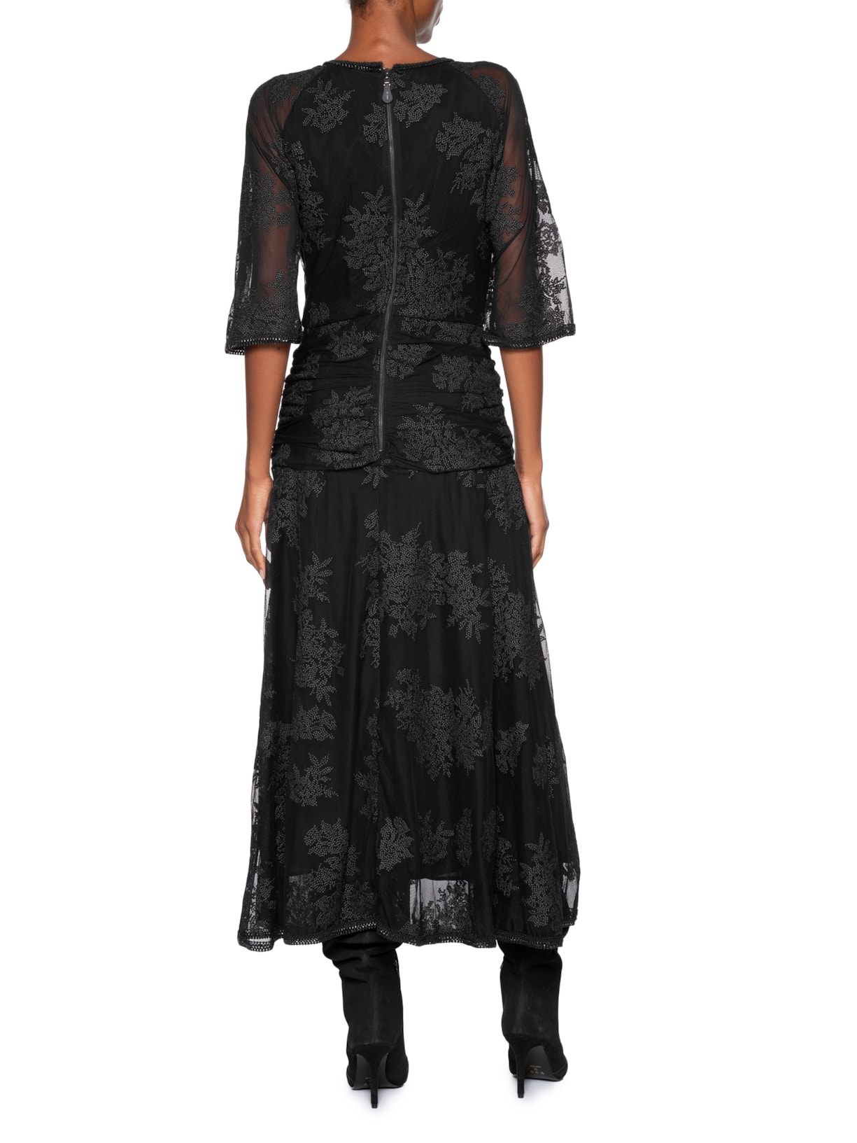 Vestido Melody I26 Preto Mixed