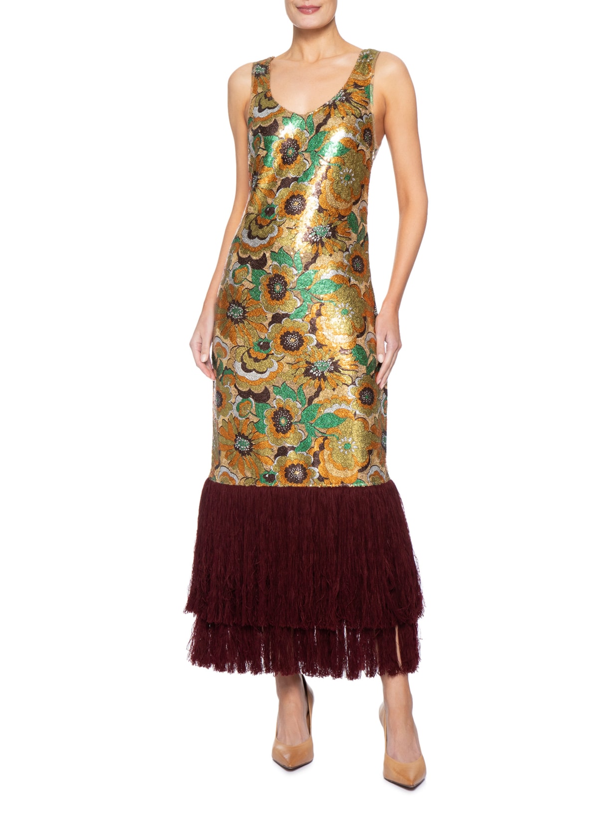 Vestido Miami Dourado All Most Vintage