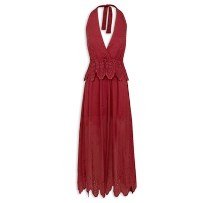Vestido Midi Addison - Vermelho