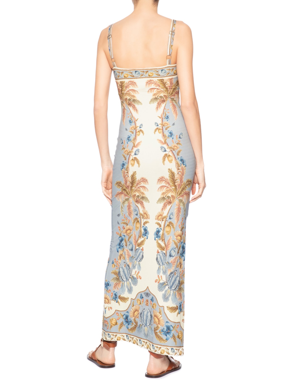 Vestido Midi Albânia – Azul Farm