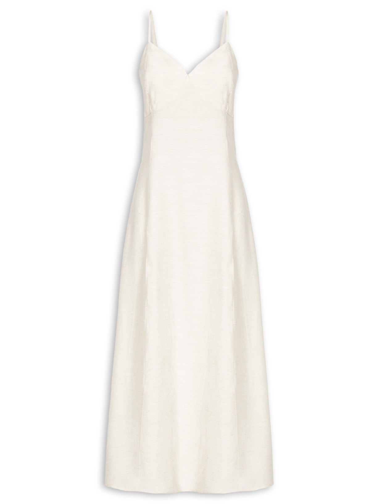 Vestido Midi Alça - Off White