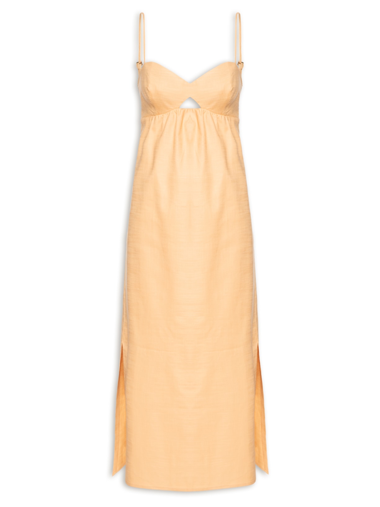 Vestido Midi Alcinha - Amarelo