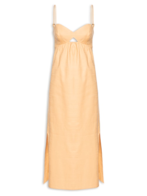 Vestido Midi Alcinha - Amarelo