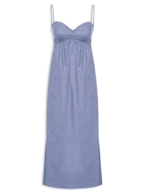 Vestido Midi Alcinha - Roxo