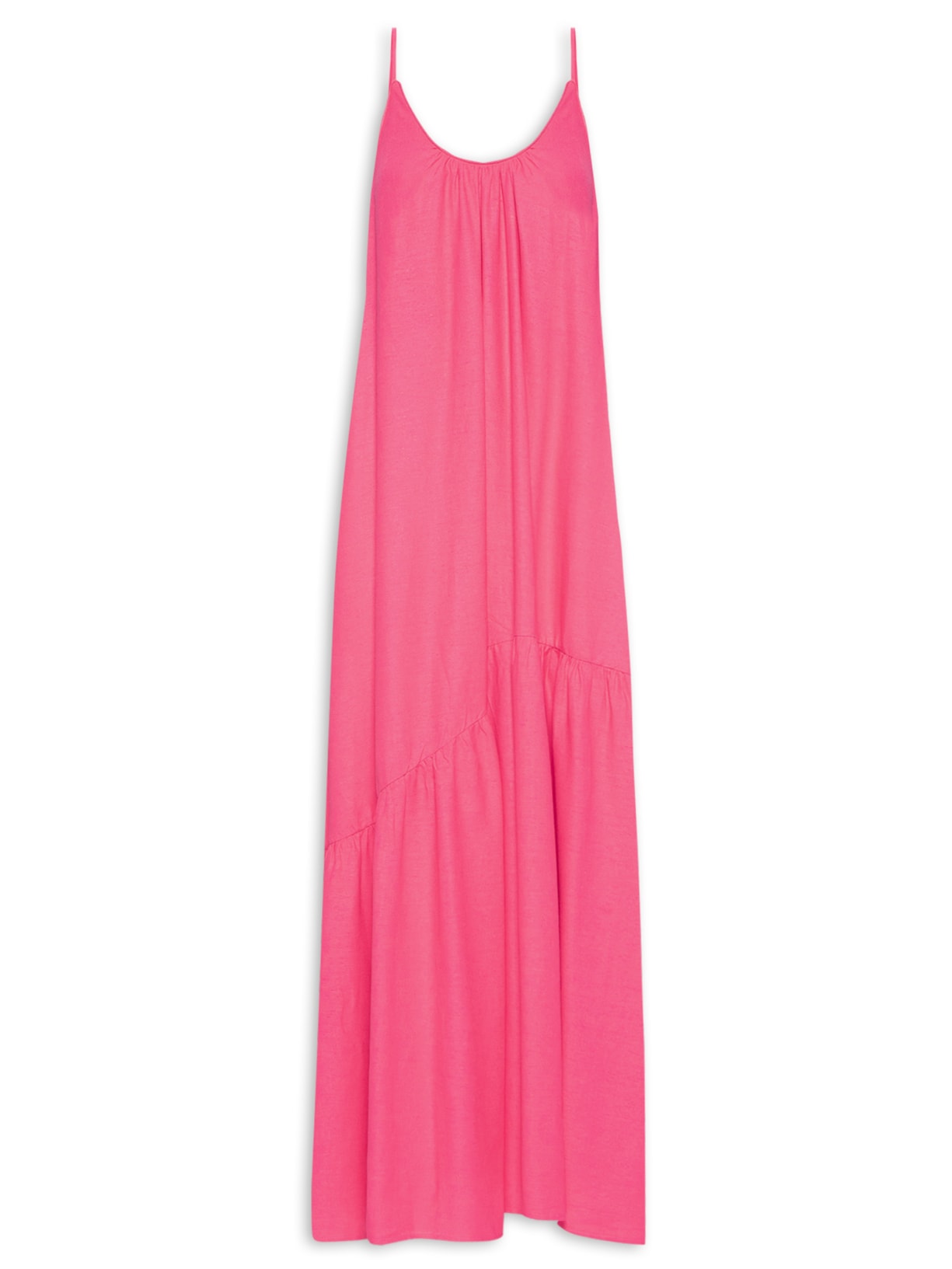 Vestido Midi Alcinhas - Rosa