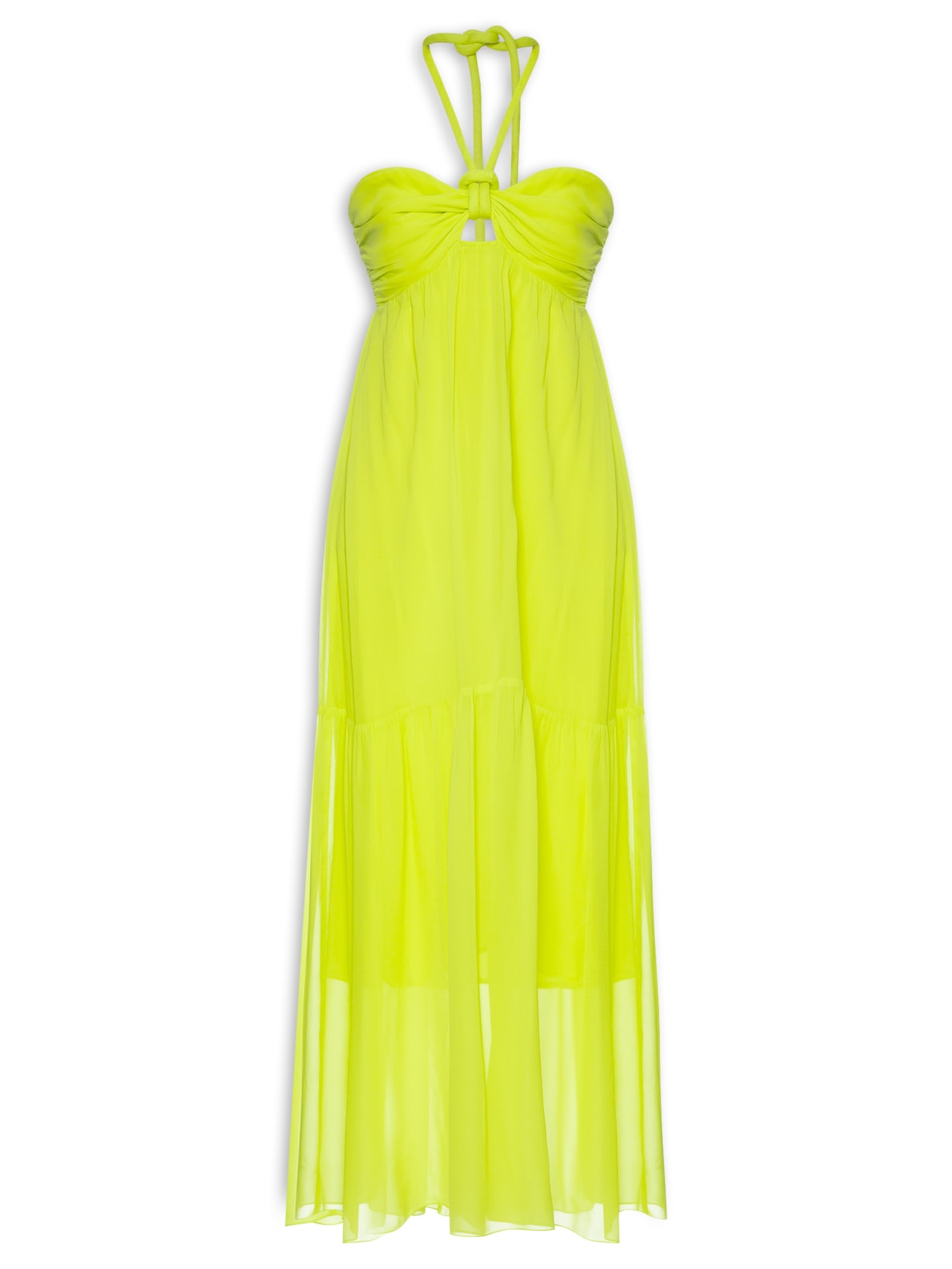 Vestido Midi Amarração - Verde