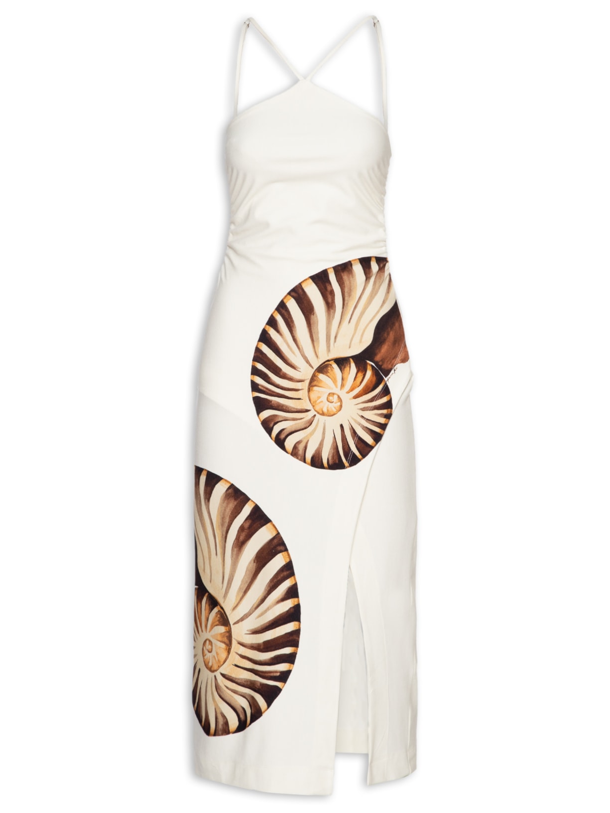 Vestido Midi Amonita - Branco