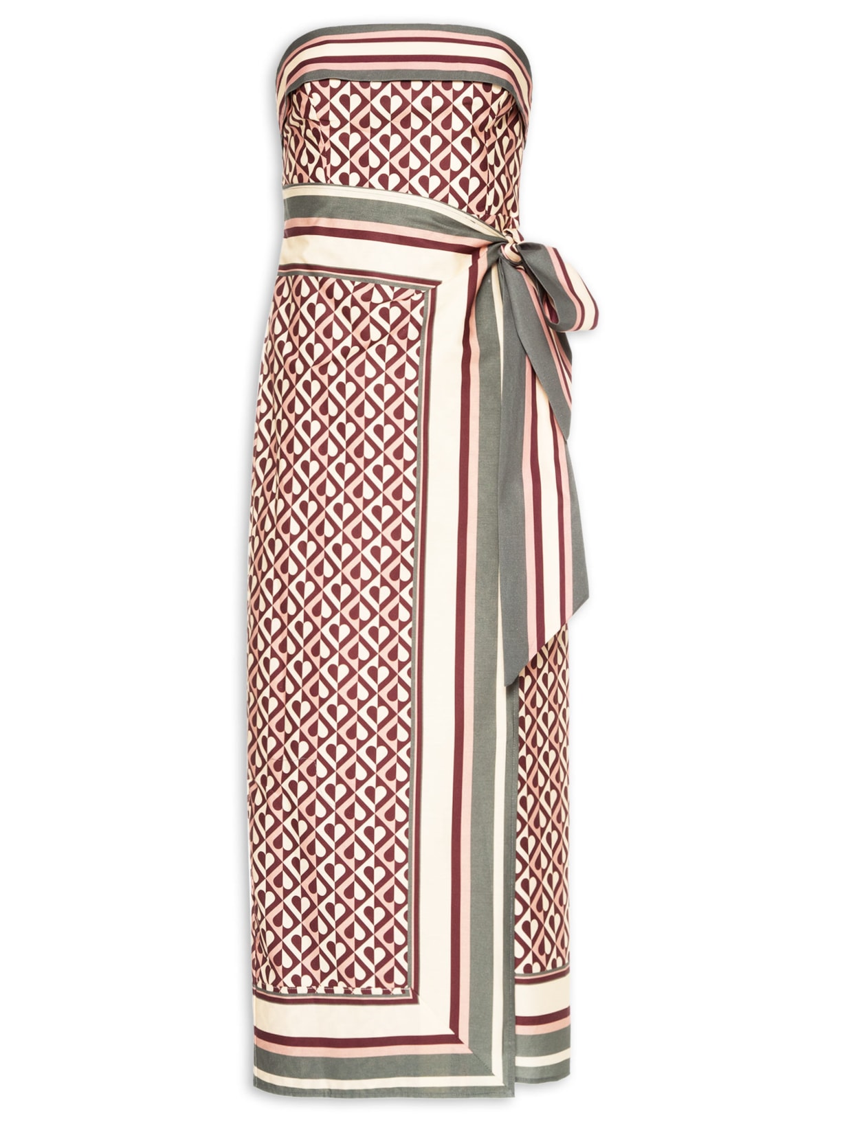 Vestido Midi Amore - Marrom