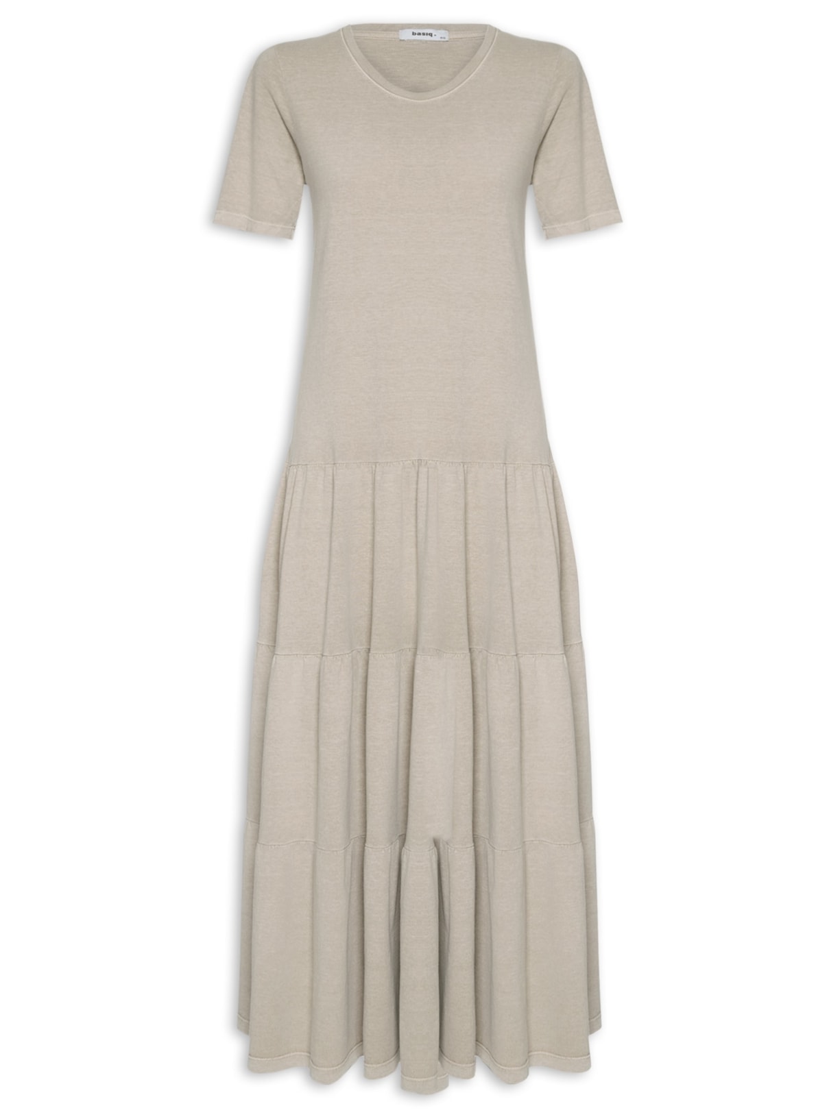 Vestido Midi Amplo Marias - Bege