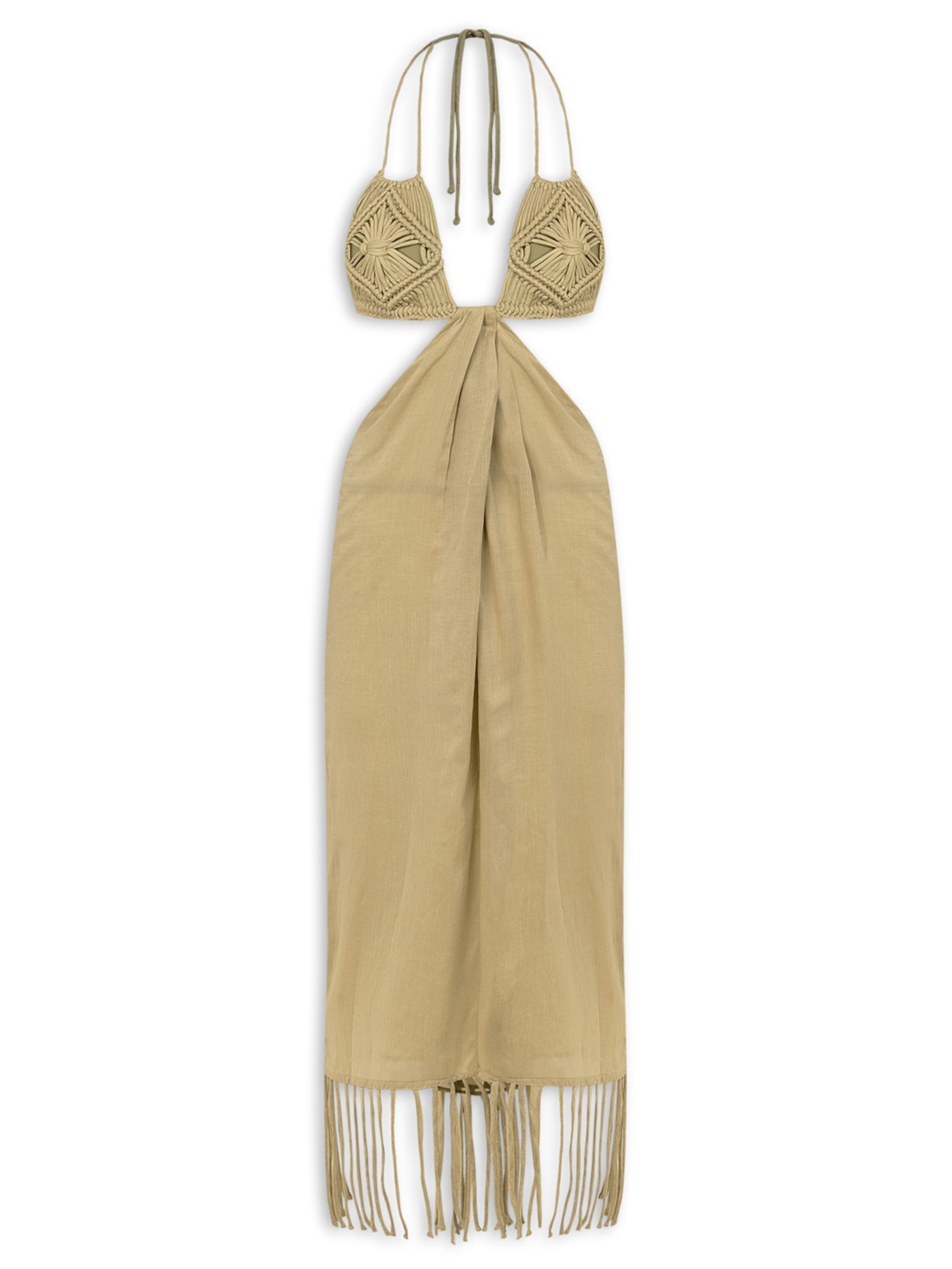 Vestido Midi Amra Verde Vix