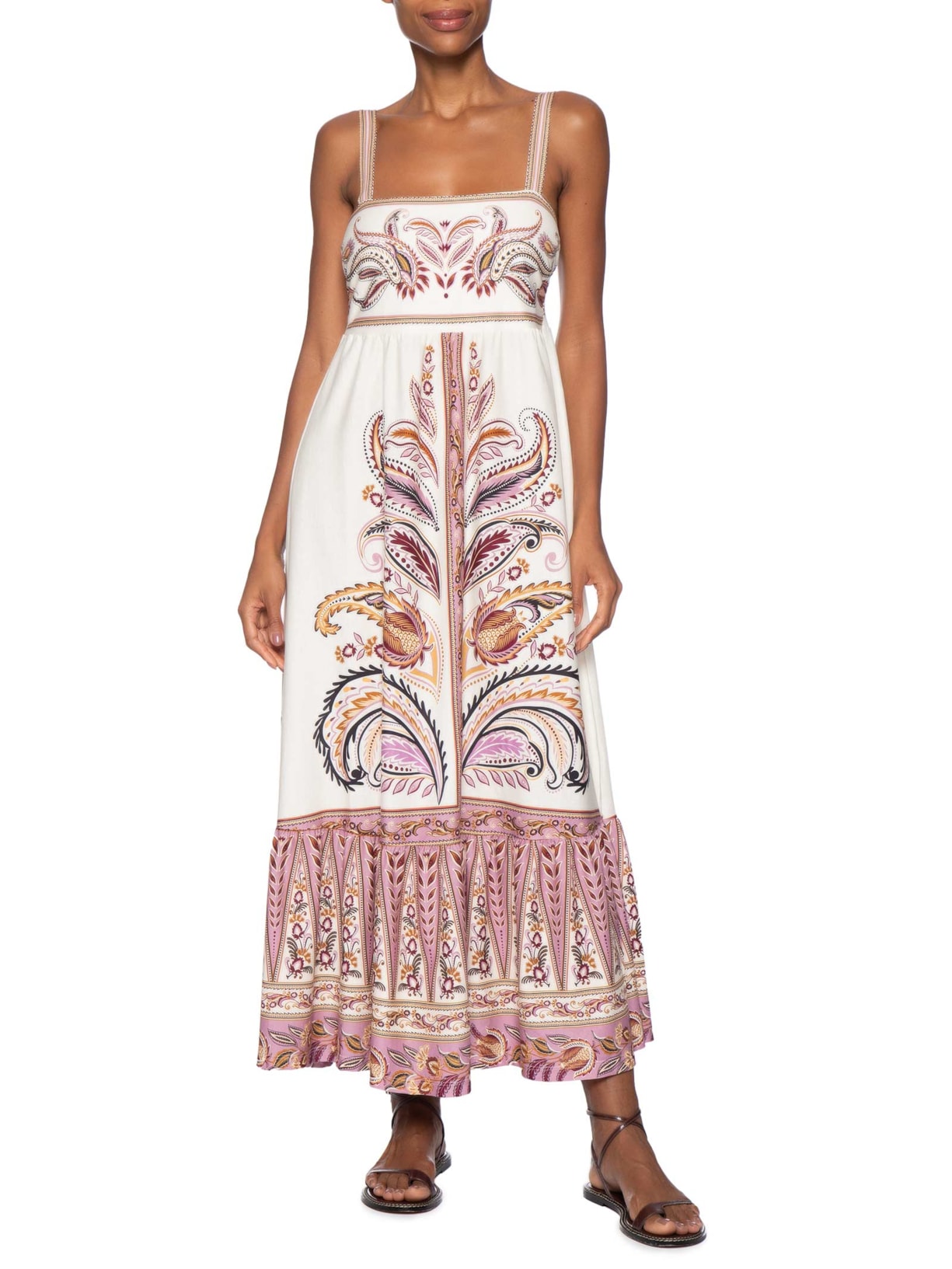 Vestido Midi Ananda Rosa Farm