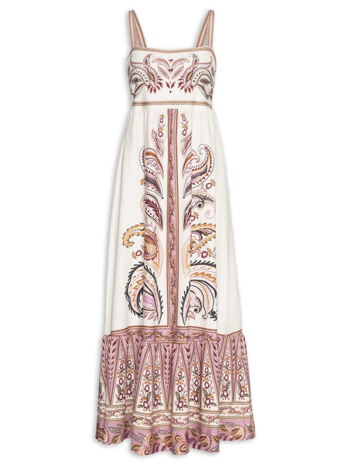 Vestido Midi Ananda Rosa Farm