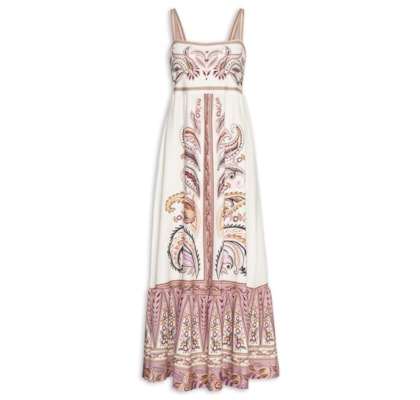 Vestido Midi Ananda - Rosa