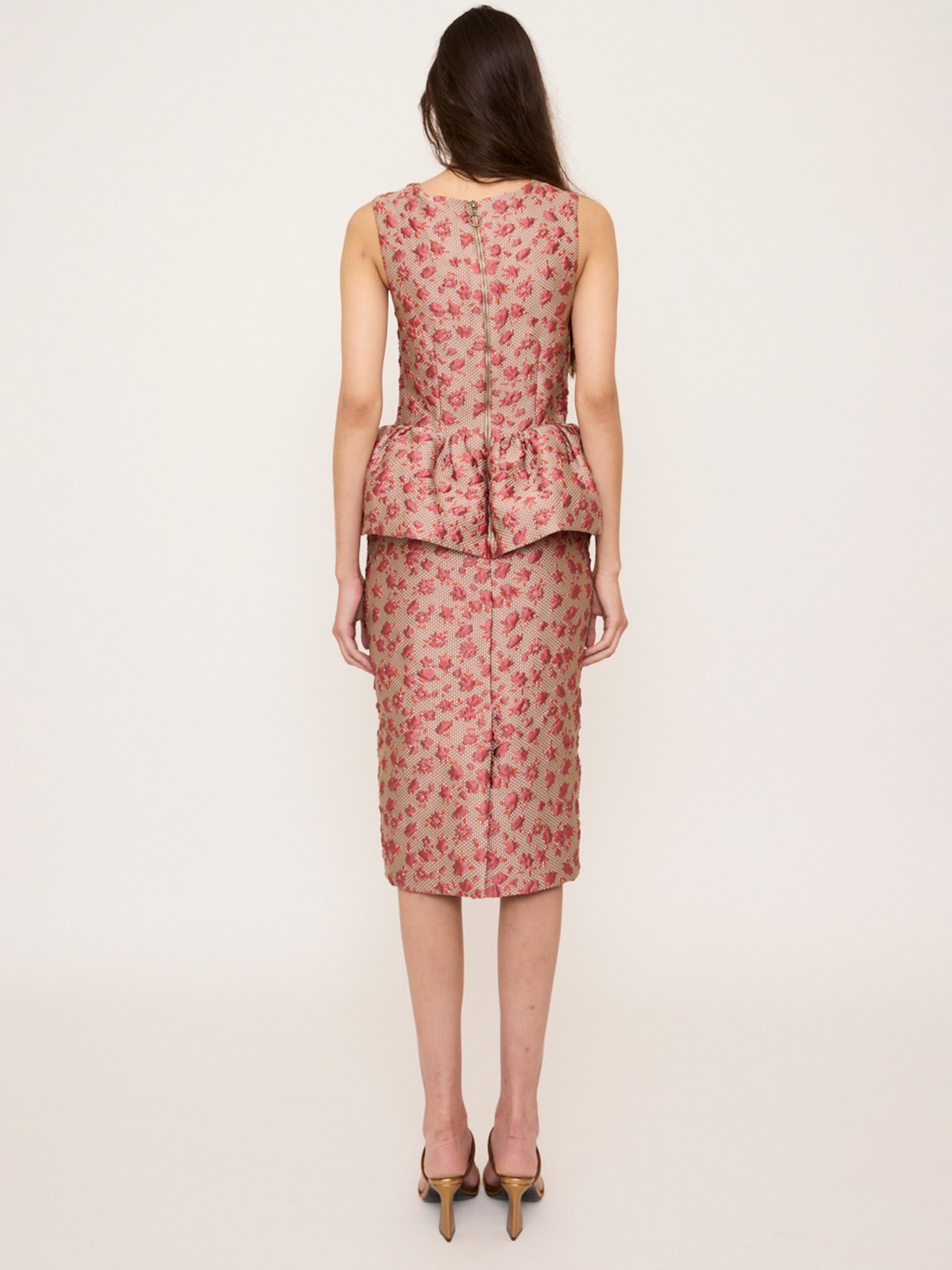 Vestido Midi Antiquarius V27 Rosa Mixed