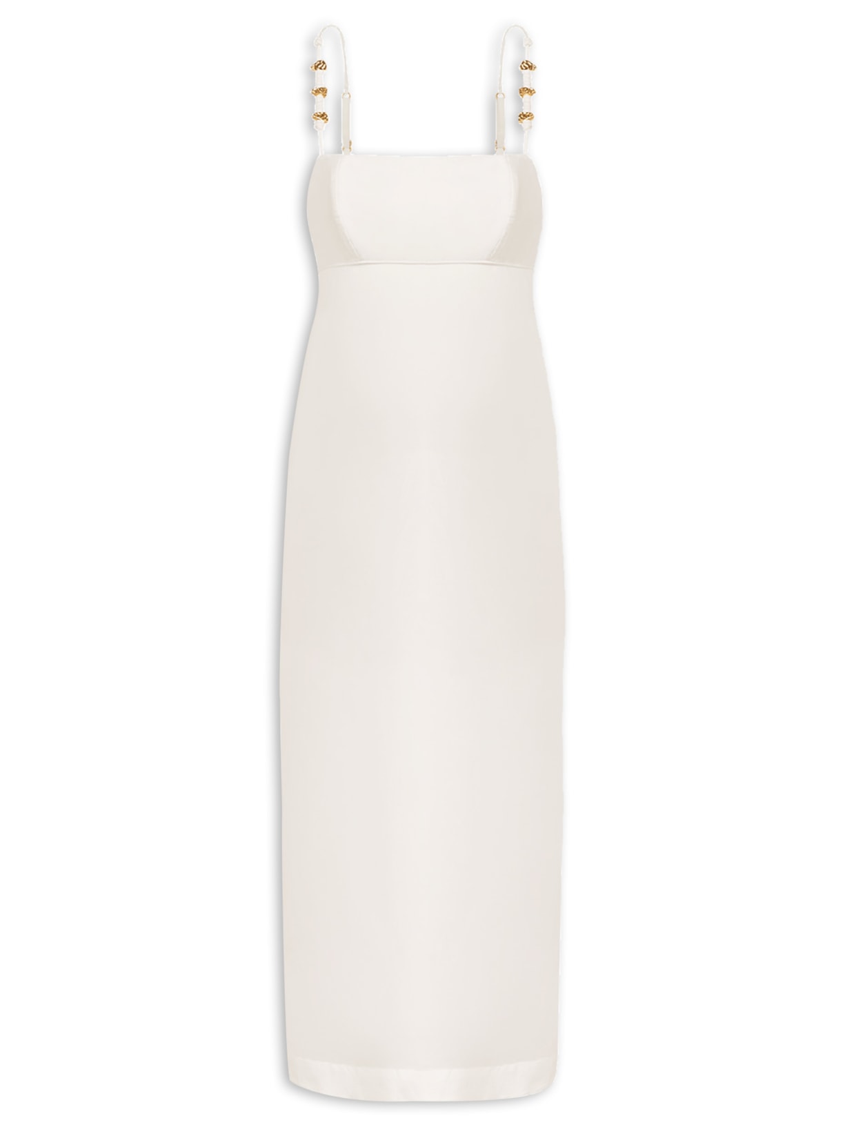 Vestido Midi Antonie Det – Branco Vix