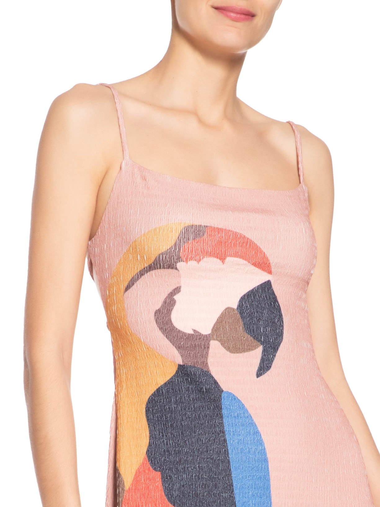 Vestido Midi Araraquara Importado Rosa Farm