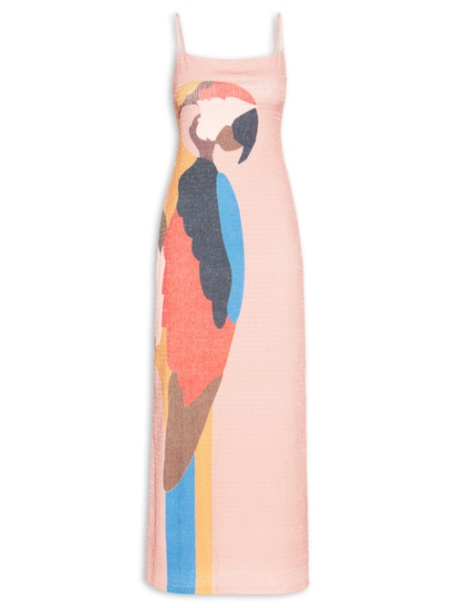 Vestido Midi Araraquara Importado - Rosa
