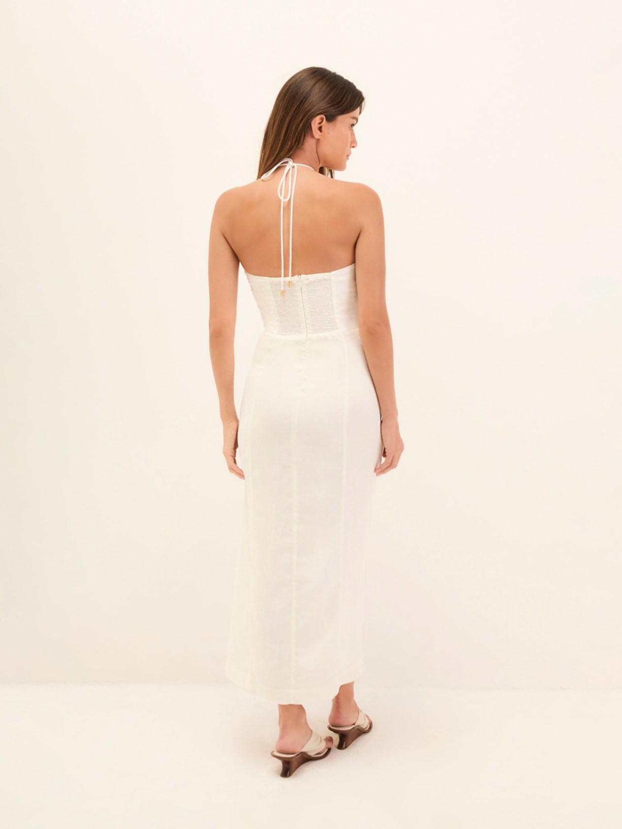 Vestido Midi Arden Branco Vix