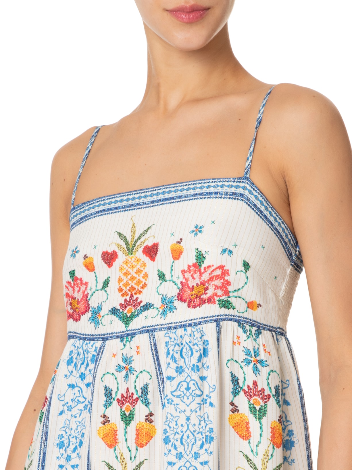 Vestido Midi Azira Azul  Farm