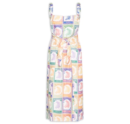 Vestido Midi Banana Selo - Bege
