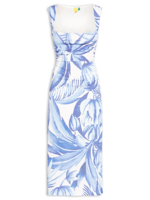 Vestido Midi Bananarte Importado - Azul