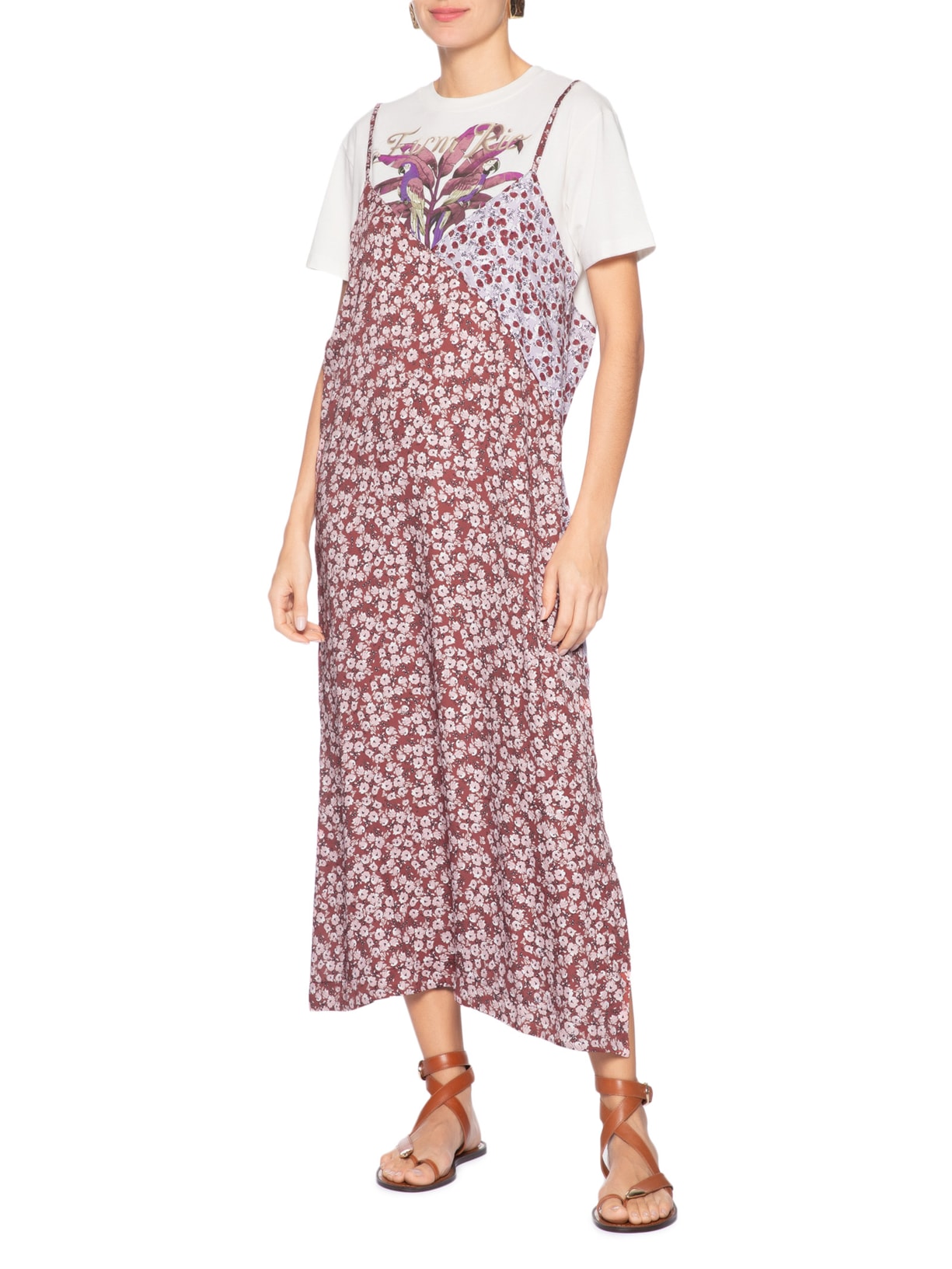 Vestido Midi Bananeira Branco Farm