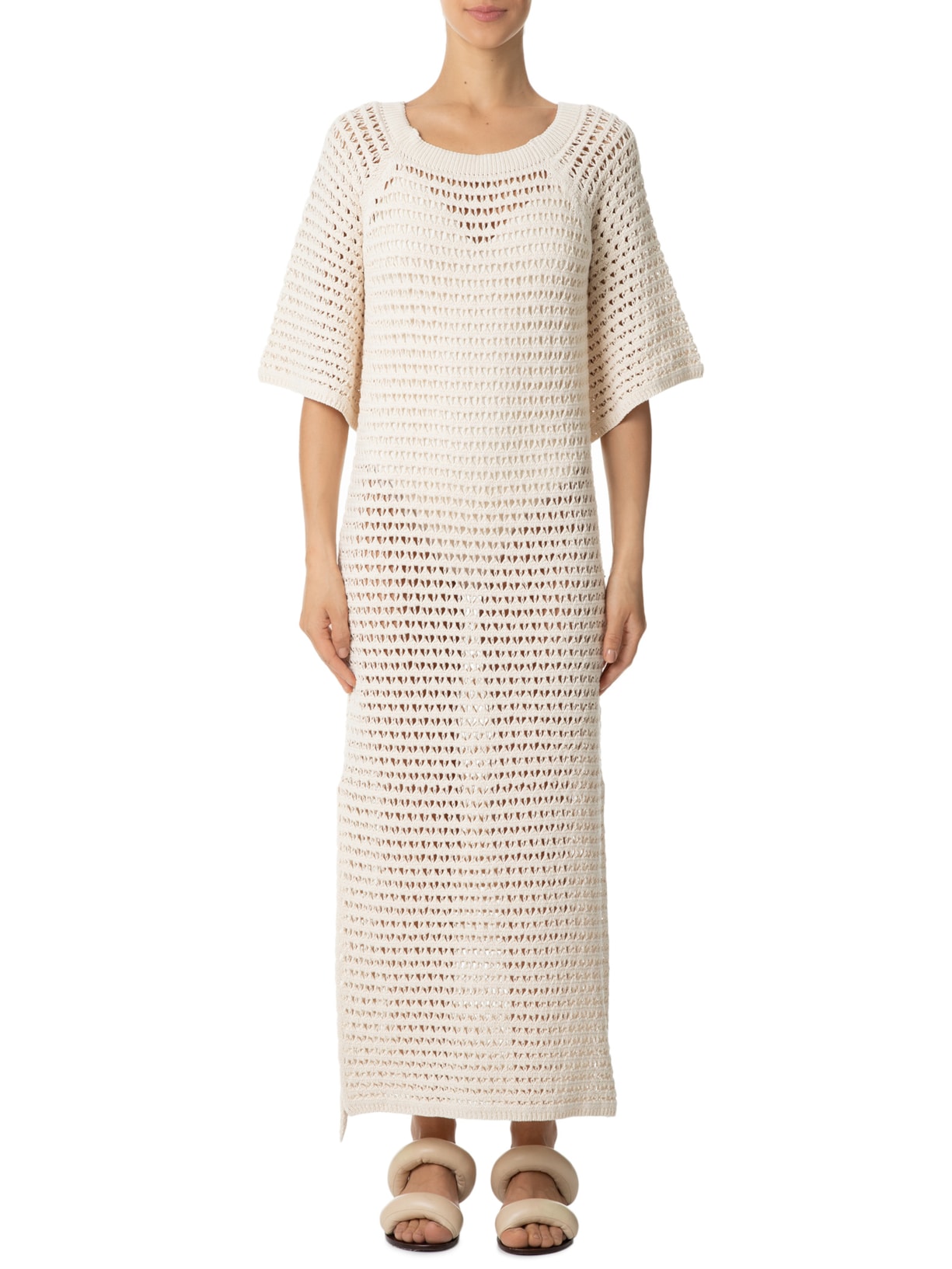 Vestido Midi Bege Anselmi