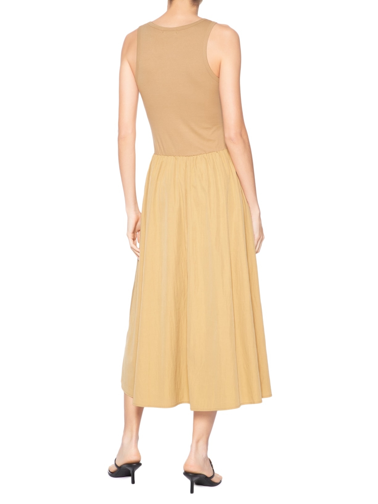 Vestido Midi Bege Market 33