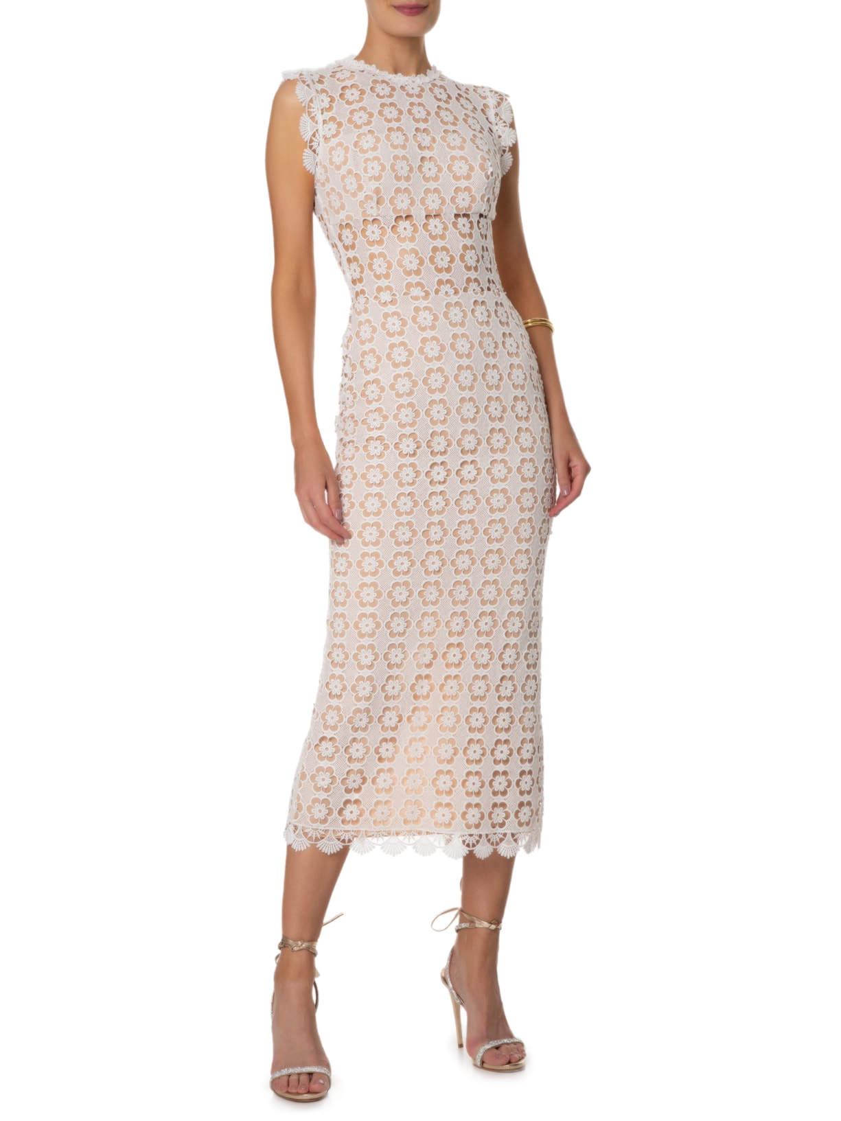 Vestido Midi Bianca Off White Fabulous Agilitá