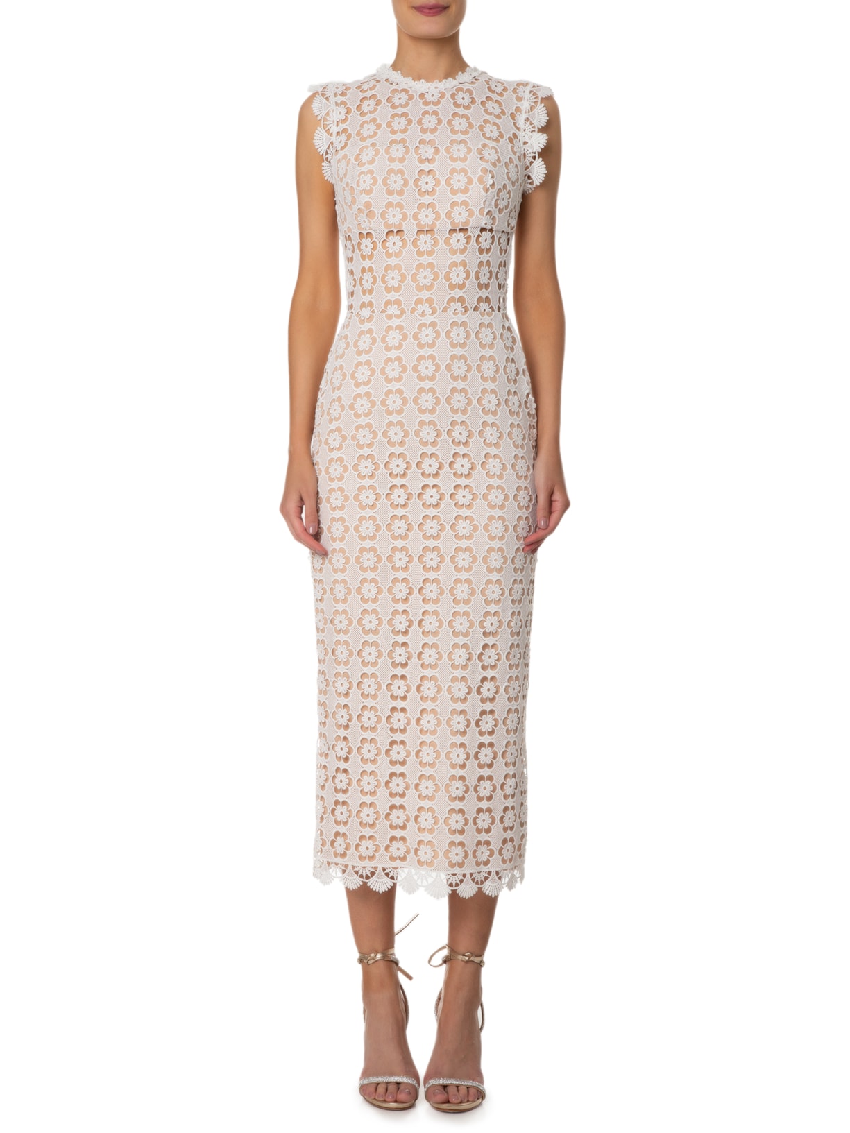 Vestido Midi Bianca Off White Fabulous Agilitá