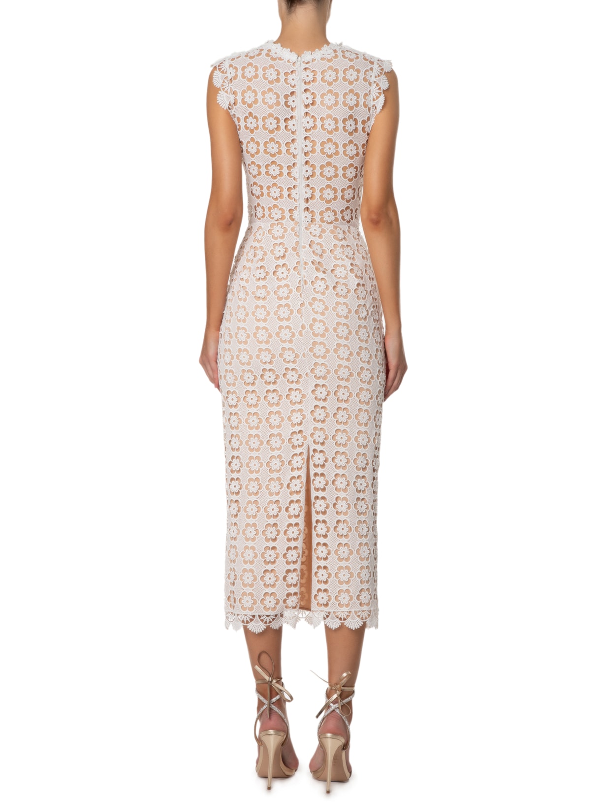 Vestido Midi Bianca Off White Fabulous Agilitá