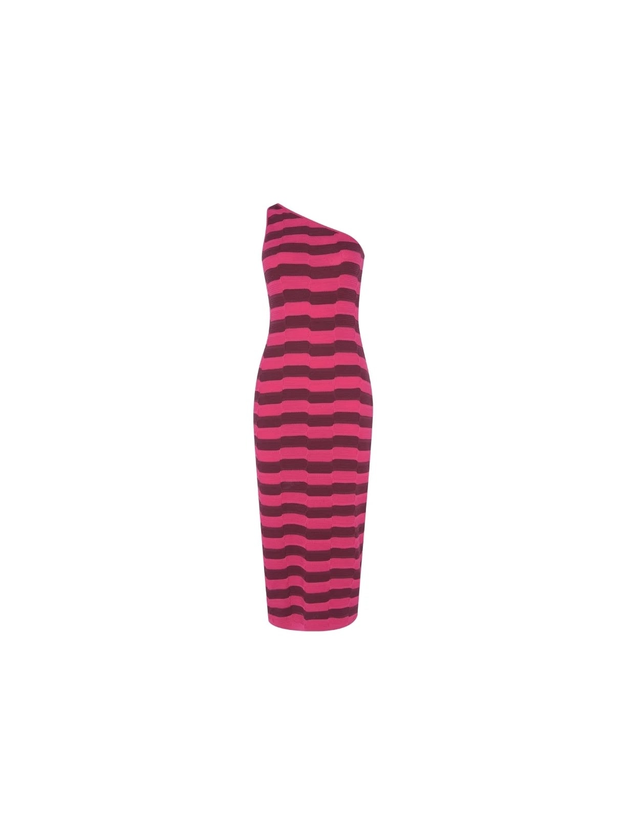 Vestido Midi Bicolor Tricot Mareh Búzios Rosa Shop Ginger
