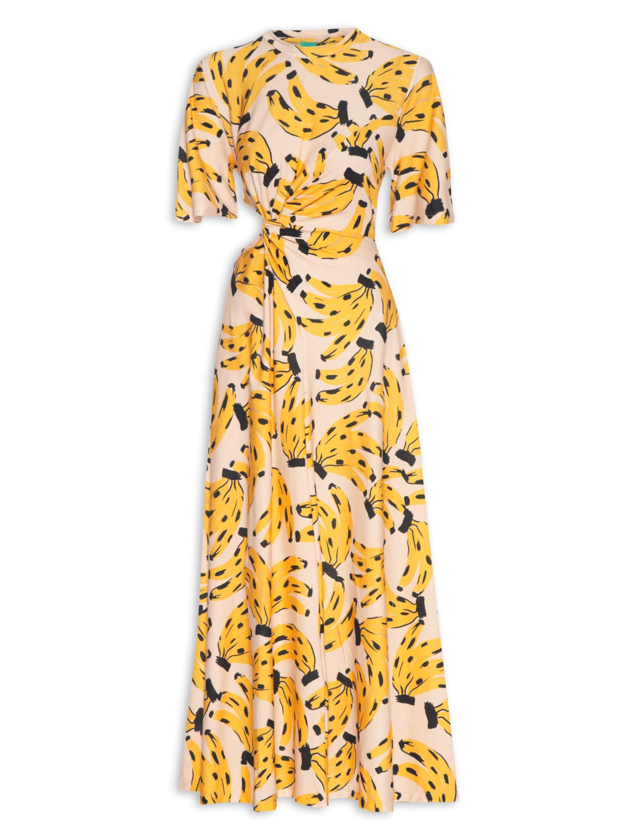 Vestido Midi Bossa Banana - Amarelo