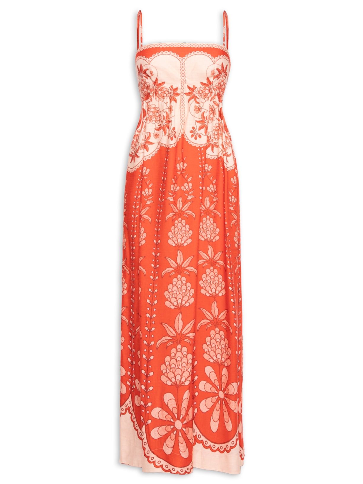 Vestido Midi Caetana - Vermelho