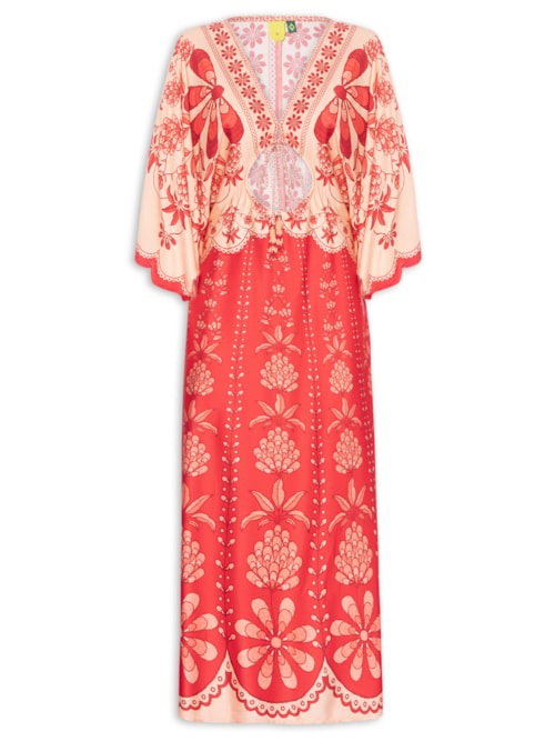 Vestido Midi Caetana - Vermelho