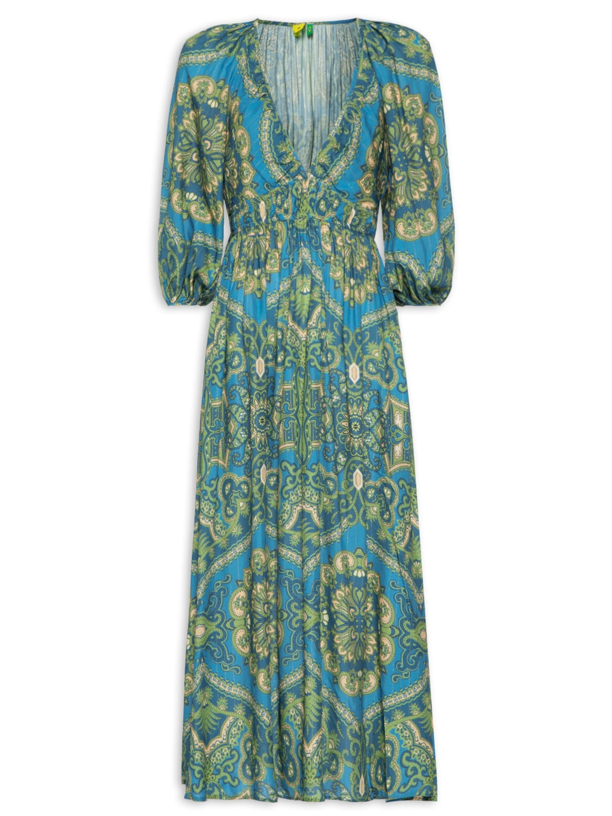 Vestido Midi Capadócia - Azul