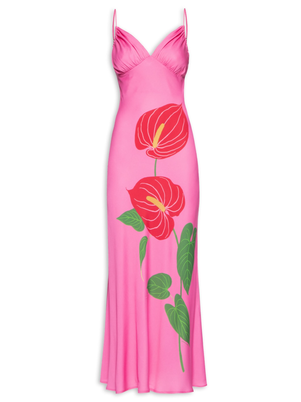 Vestido Midi Cecilia - Rosa