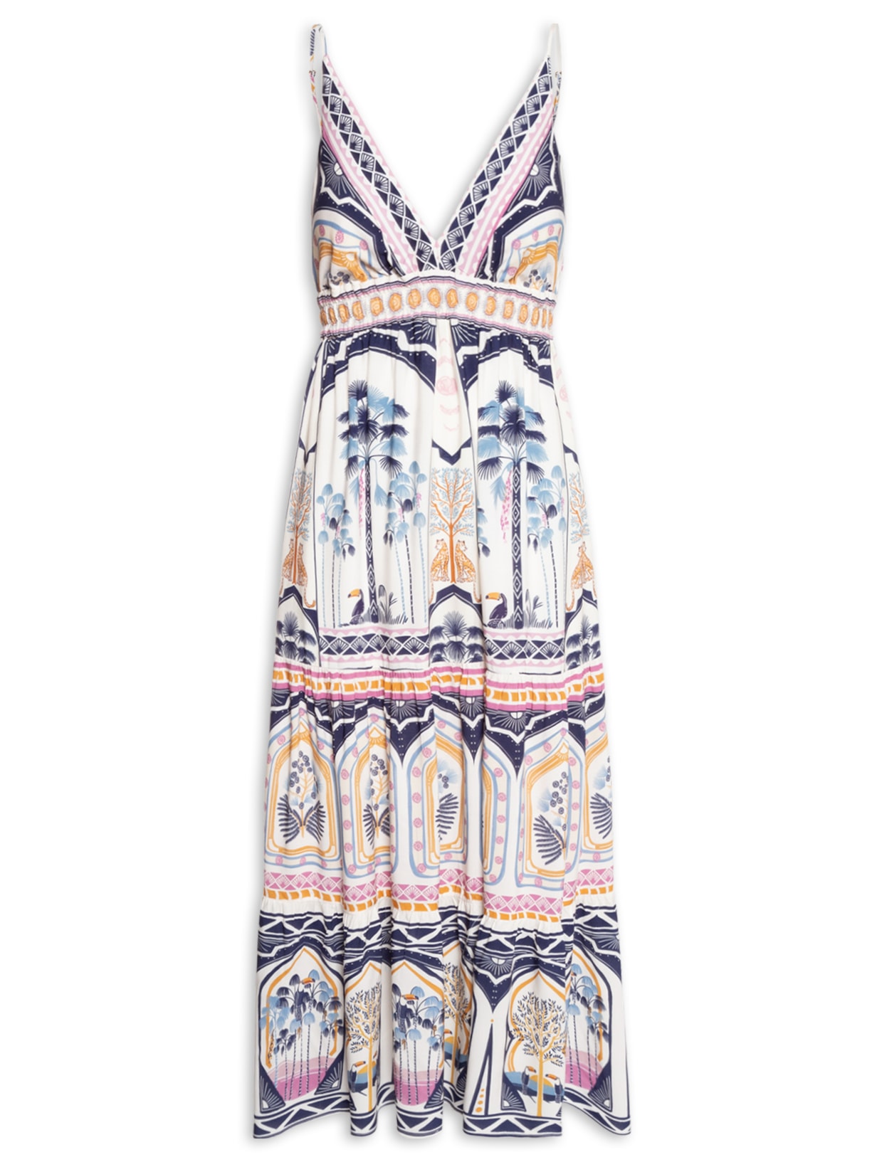 Vestido Midi Chapada Dos Veadeiros - Azul