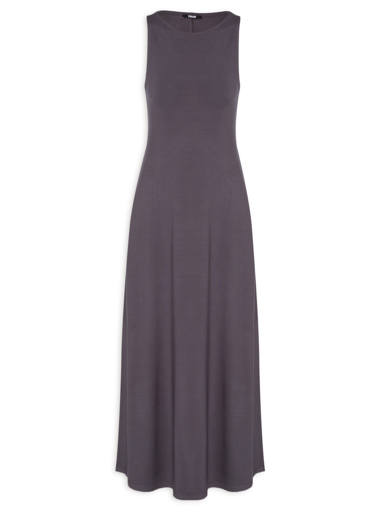 Vestido Midi - Cinza