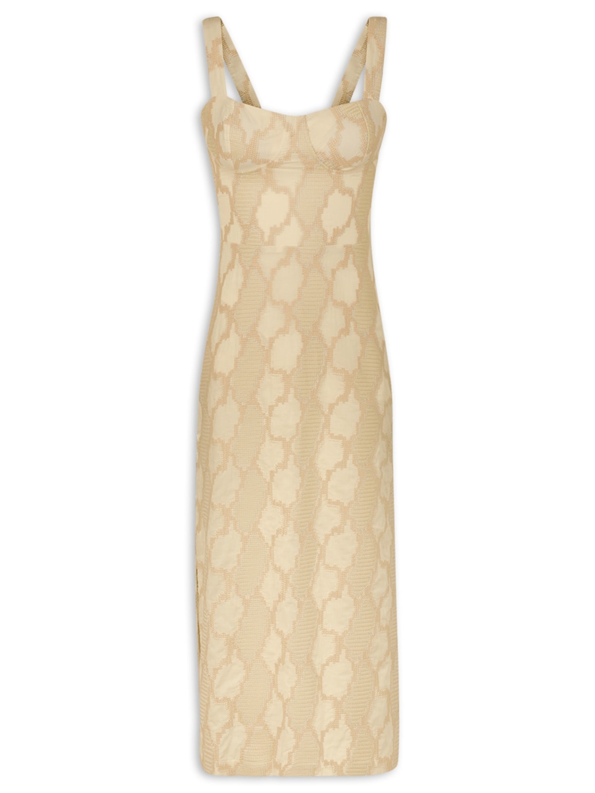 Vestido Midi Coen - Bege