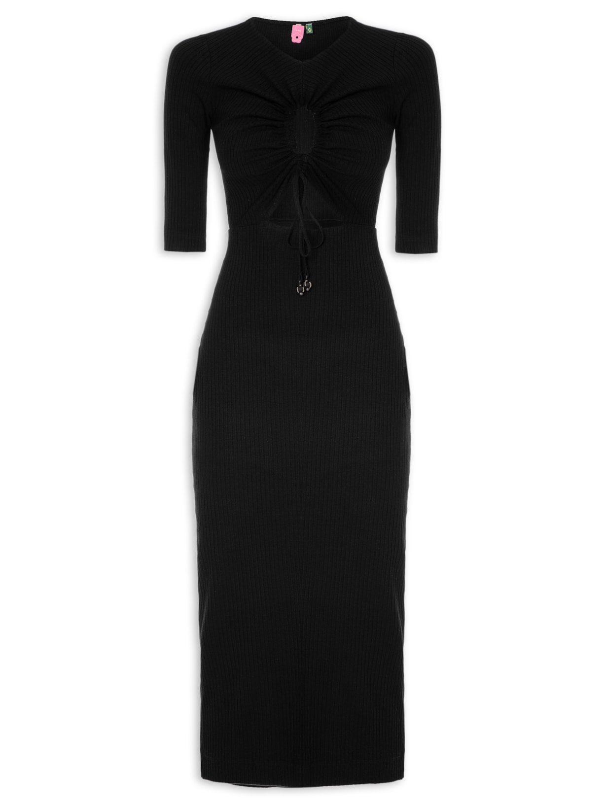 Vestido Midi Colisse - Preto